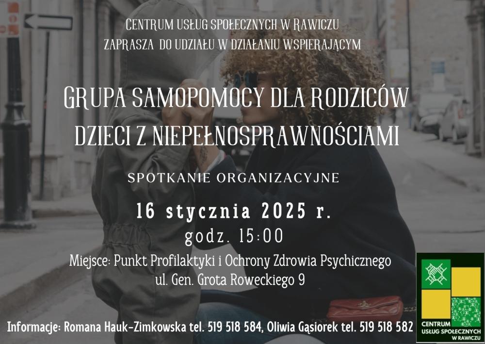  GRUPY SAMOPOMOCY DLA RODZICÓW DZIECI Z NIEPEŁNOSPRAWNOŚCIAMI