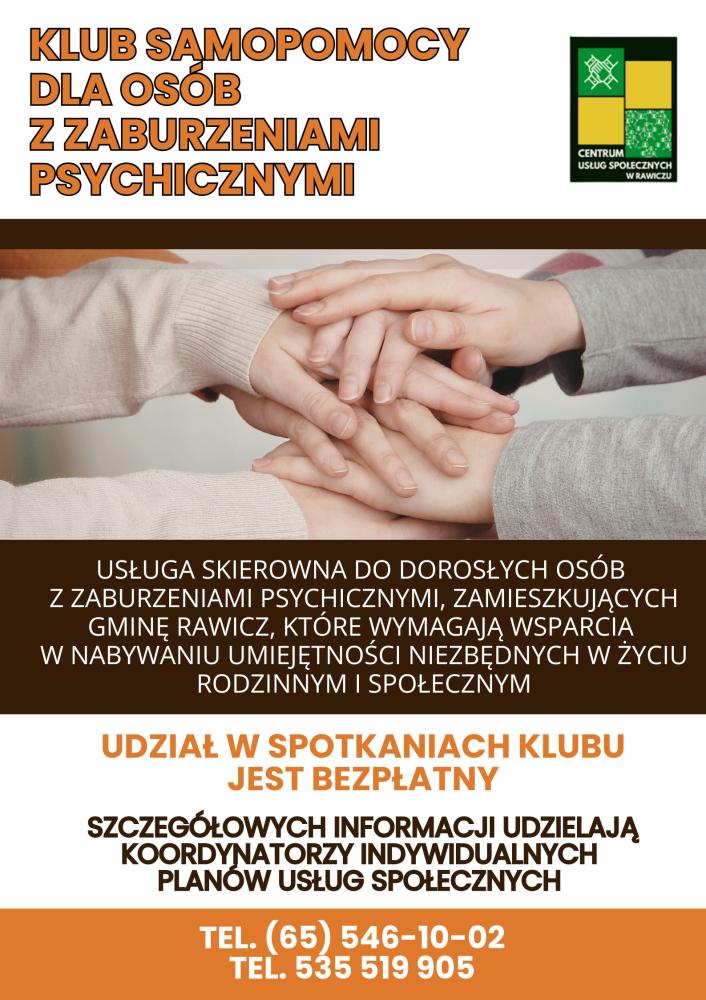 Klub Samopomocy dla Osób z Zaburzeniami Psychicznymi