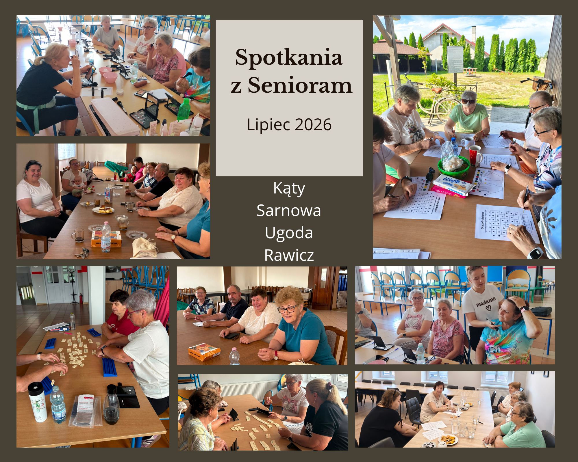 Podsumowanie spotkań z Seniorami Lipiec 2026
