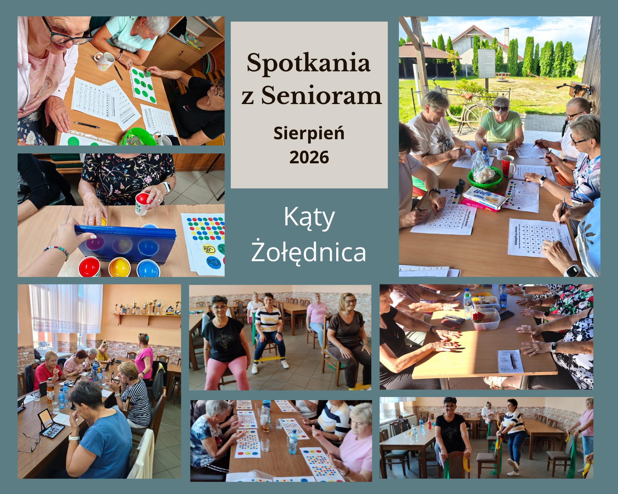 Podsumowanie spotkań z Seniorami Sierpień 2026
