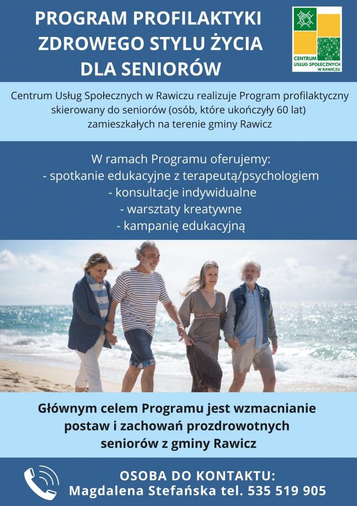 Plakat Program Profilaktyczny Dla Seniorów