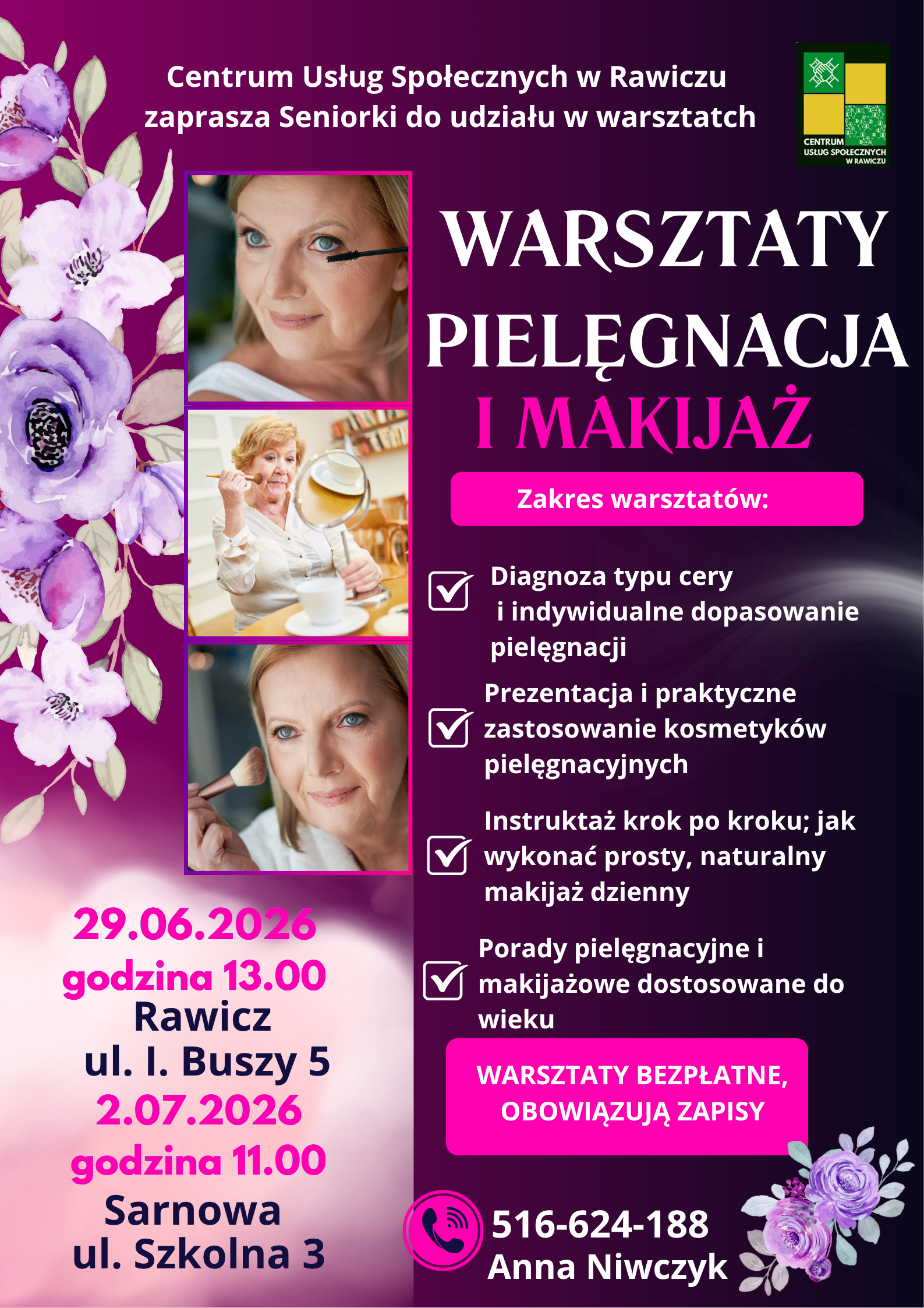 Warsztaty dla Seniorek